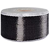 SOFIALXC Fibra De Carbono De La Tela 300g-m²-Ancho: 10cm- Longitud 1000 cm.
